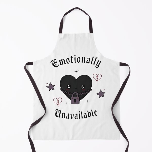 Item preview, Emotionally Unavailable | Locked Heart Gothic Dark Aesthetic designed and sold by dreamz-world.