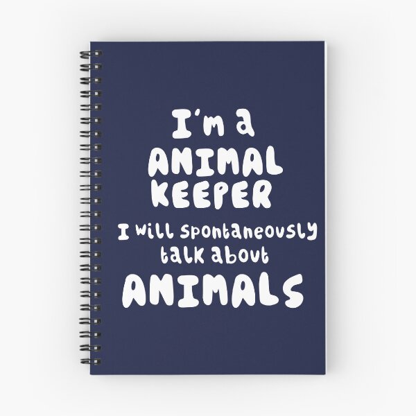 Item preview, I’m an Animal Keeper I Will Spontaneously Talk About Animals designed and sold by PrettylittlepastelUk.