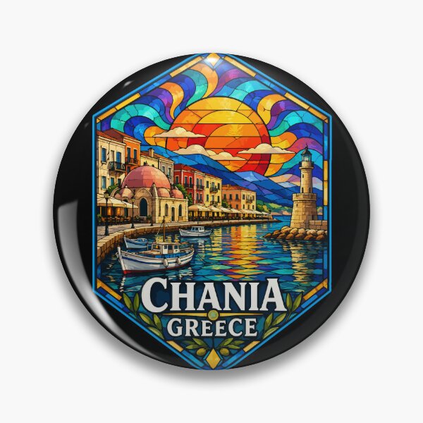 Artikelvorschau, Chania, Kreta, Griechenland, Buntglas entworfen und verkauft von TomFrontierArt.