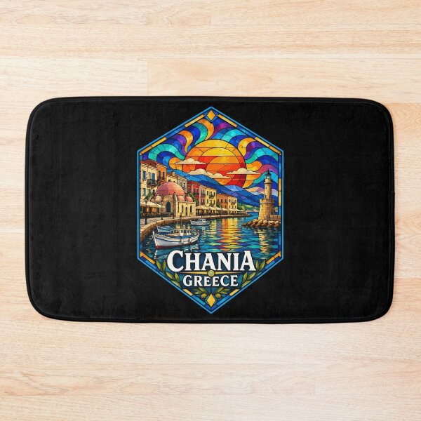 Item preview, Chania Crete Greece Stained Glass designed and sold by TomFrontierArt.