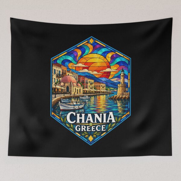 Item preview, Vitrales de Chania, Creta, Grecia designed and sold by TomFrontierArt.