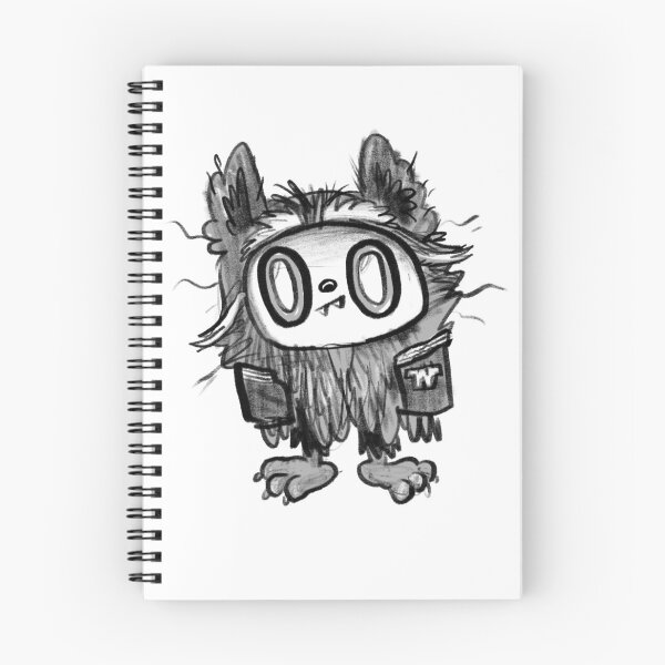 Item preview, Cute Werewolf Monster Reading Books Lowbrow Sketch Illustration designed and sold by Nate Bear.