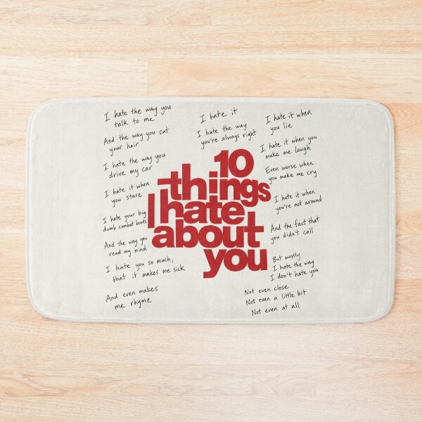 Item preview, Poem10thingsIhateaboutyou designed and sold by Di23Y.