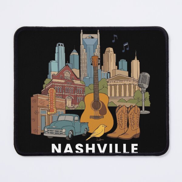 Item preview, Nashville Tennessee Souvenir Men Country Music Nashville designed and sold by DSWShirts.