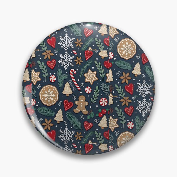 Item preview,  ​Christmas Gingerbread Cookies Seamless Pattern Illustration designed and sold by crystalar95.