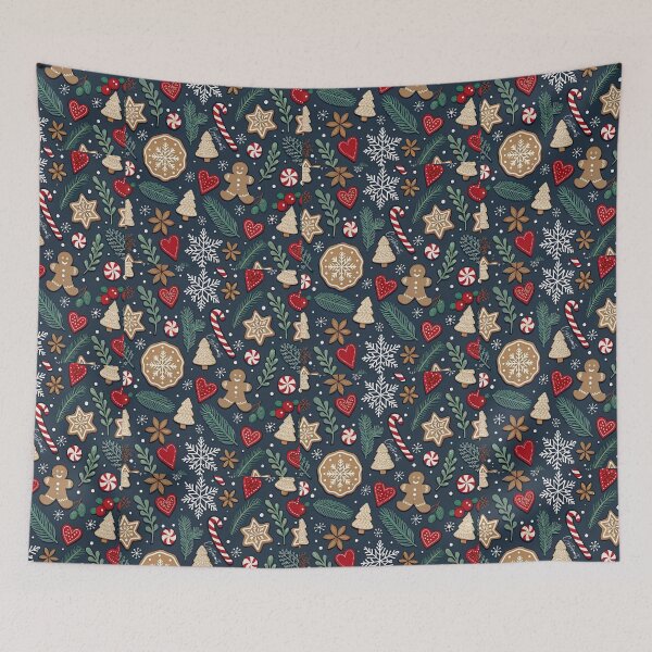 Item preview,  ​Christmas Gingerbread Cookies Seamless Pattern Illustration designed and sold by crystalar95.