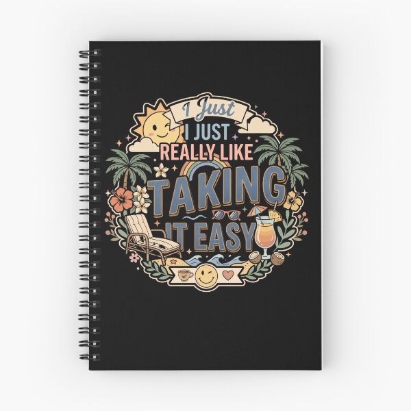 Item preview, I Just Really Like Taking It Easy Mental Health Self Care Quote designed and sold by AmeliaShirts.