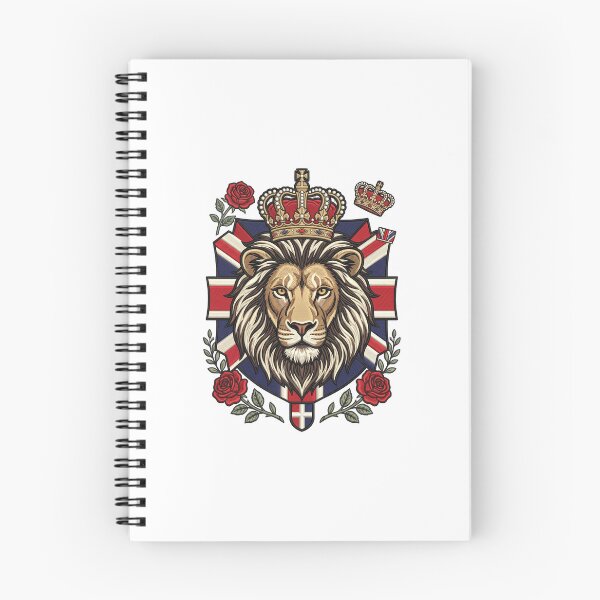 Item preview, UK Lion British Flag National Animal Artwork designed and sold by ArtDesignTp.