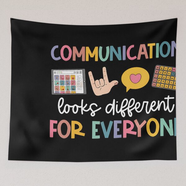 Item preview, Communication Looks Different for Everyone SPED Teacher ASD designed and sold by LASTIQUE-dd.