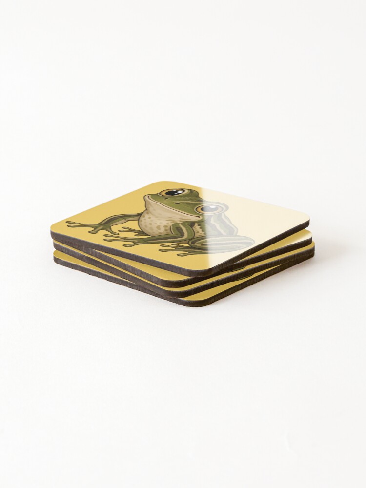 Thumbnail 4 of 5, Coasters (Set of 4), Frogzilla designed and sold by RAMIRELLI.