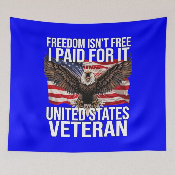 Item preview, Freedom Isn’t Free I Paid For It United States Veteran Art Design designed and sold by fantasticdesign.