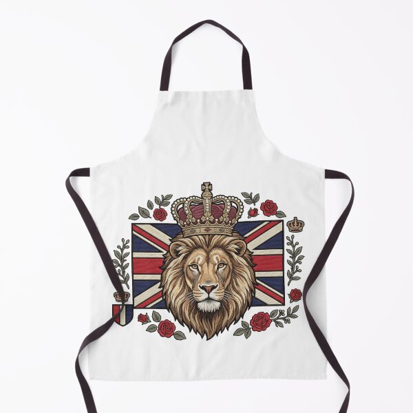 Item preview, UK Lion British National Animal Flag Artwork designed and sold by ArtDesignTp.