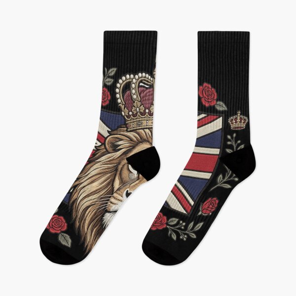 Item preview, UK Lion British National Animal Flag Artwork designed and sold by ArtDesignTp.