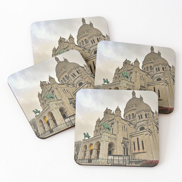 Item preview, Exterior of the Basilica of the Sacre-Coeur de Montmartre in Paris under a dramatic sky designed and sold by goceris.