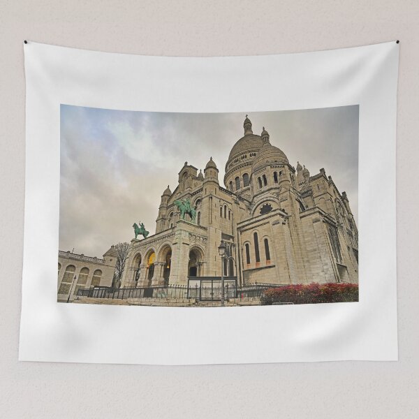 Item preview, Exterior of the Basilica of the Sacre-Coeur de Montmartre in Paris under a dramatic sky designed and sold by goceris.
