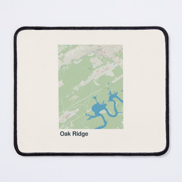 Item preview, Oak Ridge Minimalistic Map Art designed and sold by MapsNerd.