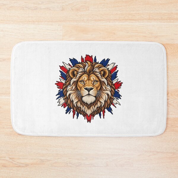 Item preview, UK Lion British Flag Lion National Animal Design designed and sold by ArtDesignTp.