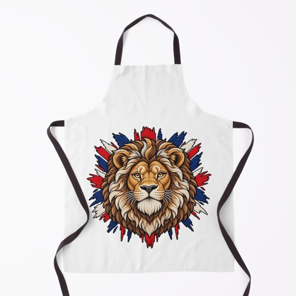 Item preview, UK Lion British Flag Lion National Animal Design designed and sold by ArtDesignTp.