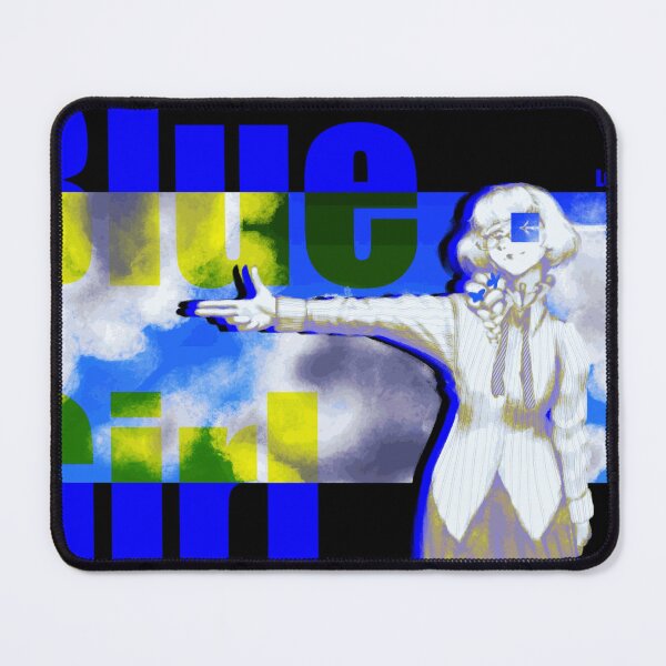 Item preview, Blue Girl Surreal Fashion Collage Poster designed and sold by Ezequiel-Arri.