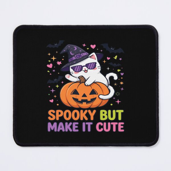 Item preview, Spooky But Make It Cute Cat Pumpkin Halloween designed and sold by Custom Crest.