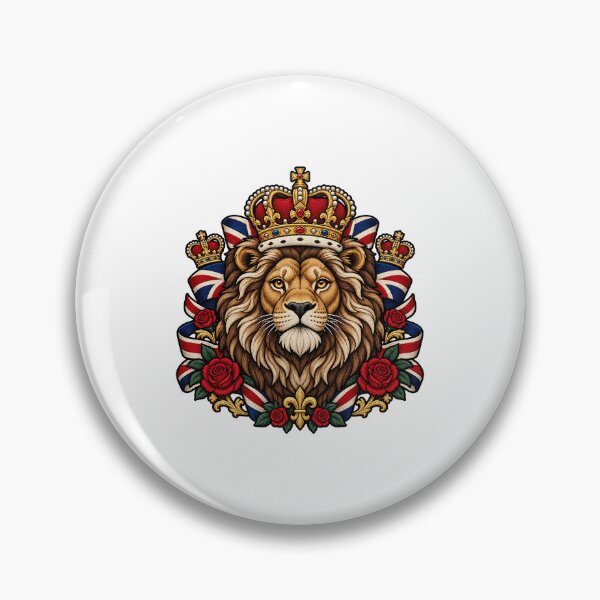 Item preview, UK Lion British National Animal Flag Graphic designed and sold by ArtDesignTp.
