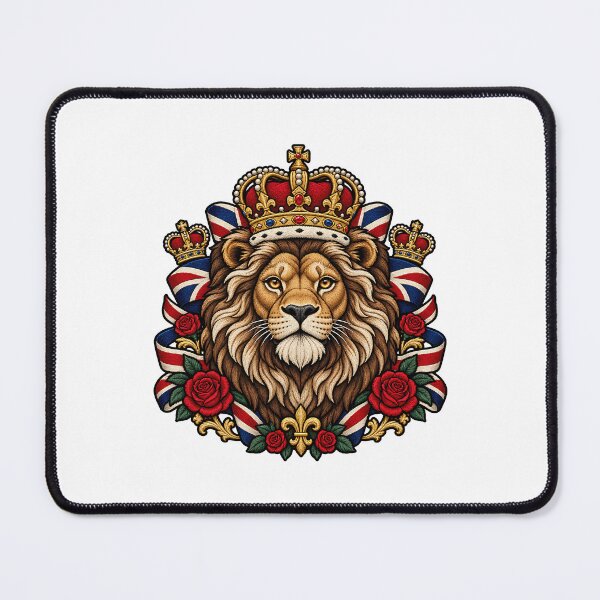 Item preview, UK Lion British National Animal Flag Graphic designed and sold by ArtDesignTp.