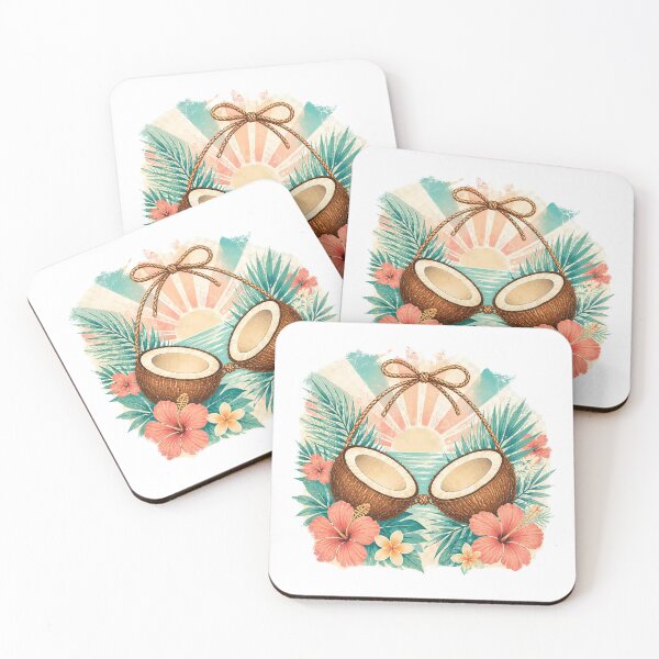 Item preview, Coconut Bra Hawaiian -  Summer Design designed and sold by CutieGalore.