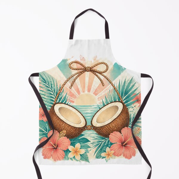 Item preview, Coconut Bra Hawaiian -  Summer Design designed and sold by CutieGalore.