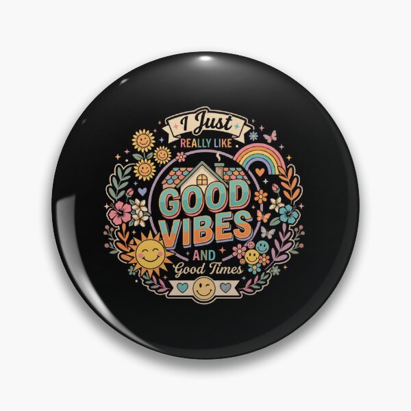 Item preview, I Just Really Like Good Vibes Health Self Care Quote designed and sold by AmeliaShirts.