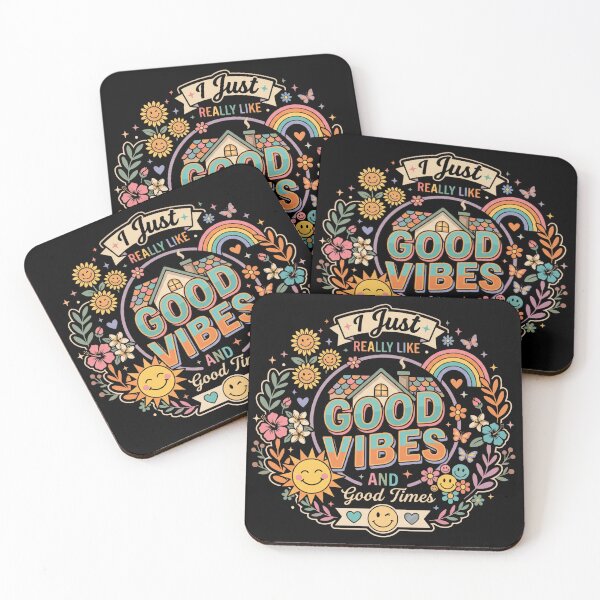 Item preview, I Just Really Like Good Vibes Health Self Care Quote designed and sold by AmeliaShirts.