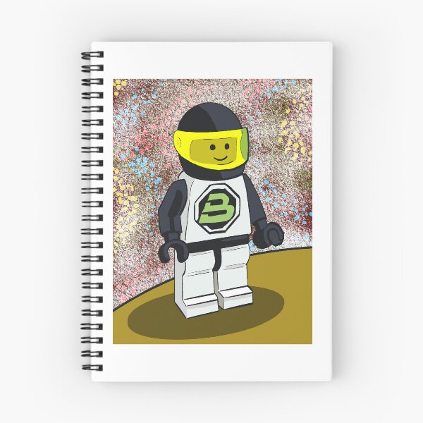 Item preview, Spaceman Minifig - black and white. designed and sold by SombreroDoodles.