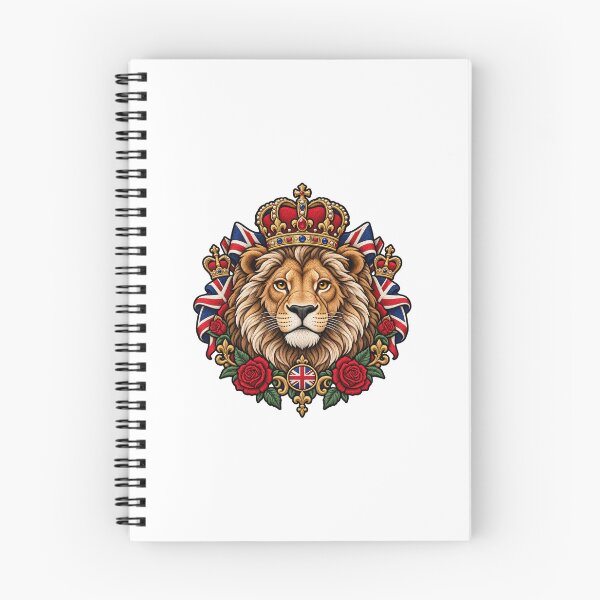 Item preview, UK Lion British Flag National Animal Graphic designed and sold by ArtDesignTp.