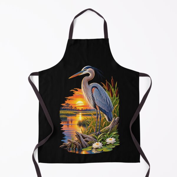 Item preview, Heron Sunset Marsh Glow designed and sold by RockitBaby.
