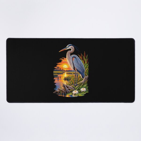 Item preview, Heron Sunset Marsh Glow designed and sold by RockitBaby.