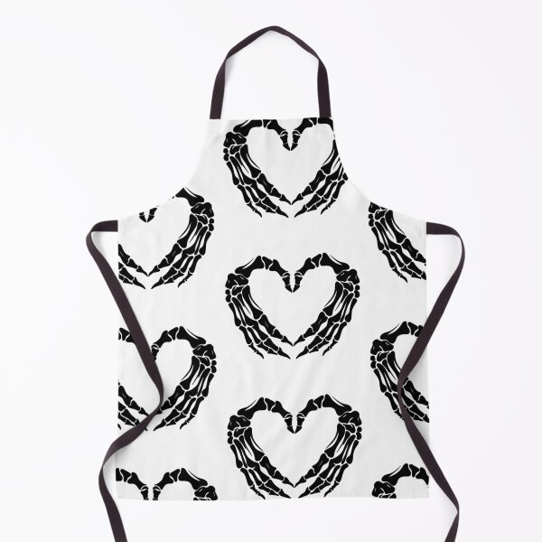 Item preview, Skeleton Hands Heart Line Art — Spooky Gothic Love Heart Illustration designed and sold by LYAN-STORE.