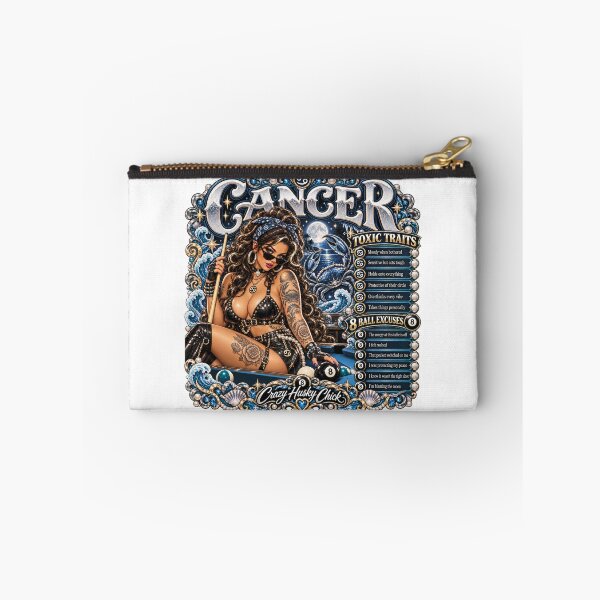 Item preview, Cancer Pool Player Toxic Traits & 8 Ball Excuses | Crazy Husky Chick designed and sold by Crazyhuskychick.