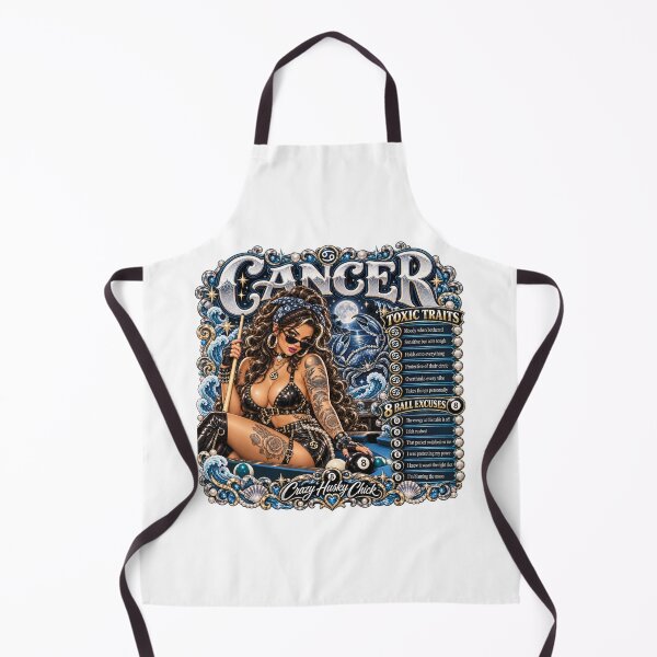 Item preview, Cancer Pool Player Toxic Traits & 8 Ball Excuses | Crazy Husky Chick designed and sold by Crazyhuskychick.