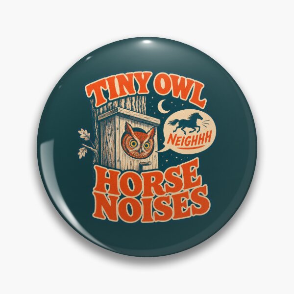 Item preview, Eastern Screech Owl Nest Box Tiny Owl Horse Noises Funny Riso designed and sold by shifumart.