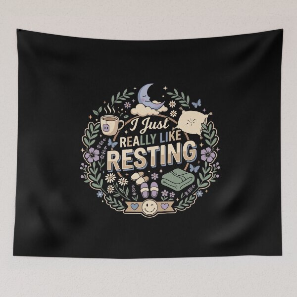Item preview, I Just Really Like Resting Self Care Quote Mental Health  designed and sold by AmeliaShirts.