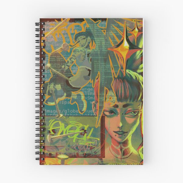 Item preview, Cyberpunk Girl Neon Graffiti Collage Art designed and sold by Ezequiel-Arri.