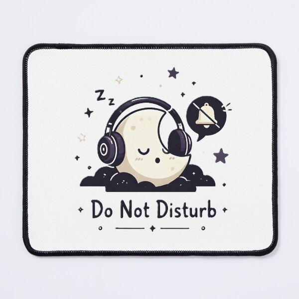Item preview, Do Not Disturb Moon | Cute Sleeping Moon Headphones designed and sold by dreamz-world.