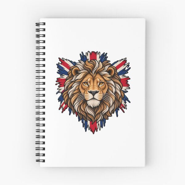 Item preview, UK Lion British National Animal Flag Design designed and sold by ArtDesignTp.