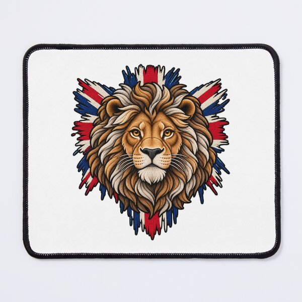 Item preview, UK Lion British National Animal Flag Design designed and sold by ArtDesignTp.