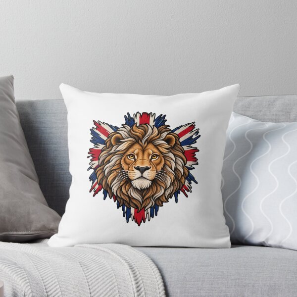 Item preview, UK Lion British National Animal Flag Design designed and sold by ArtDesignTp.