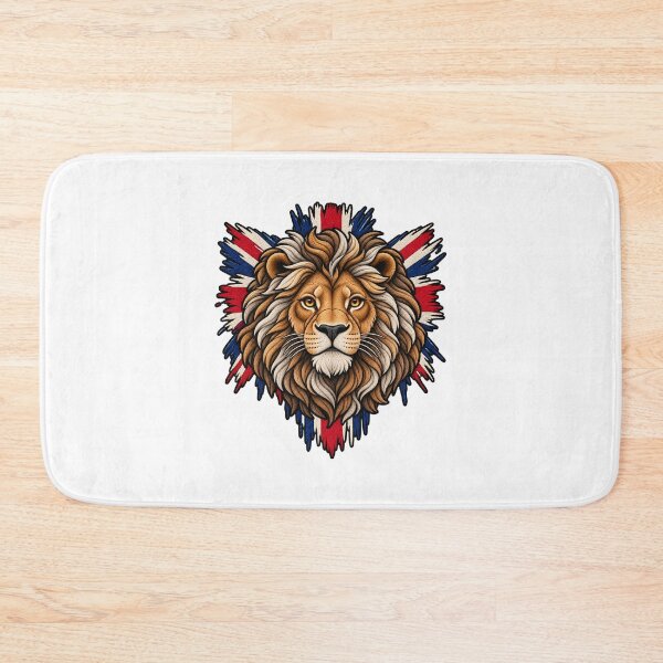 Item preview, UK Lion British National Animal Flag Design designed and sold by ArtDesignTp.