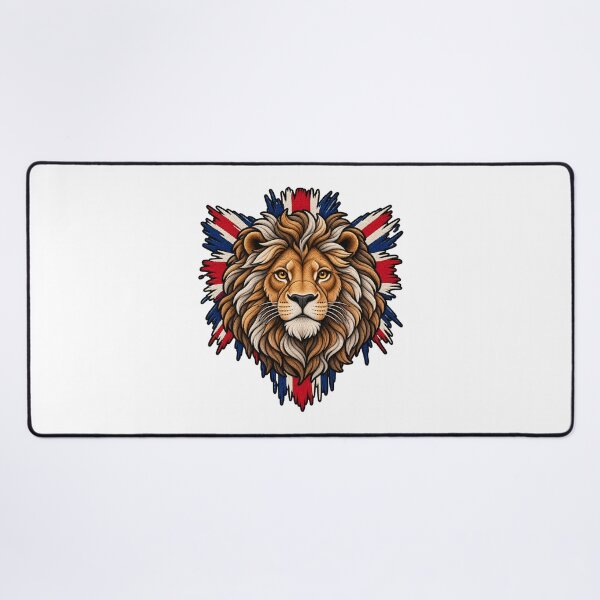 Item preview, UK Lion British National Animal Flag Design designed and sold by ArtDesignTp.