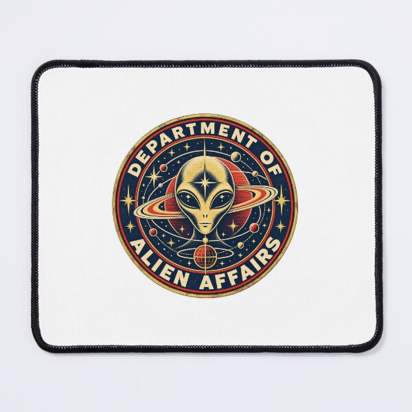 Item preview, Department of Alien Affairs Space Badge designed and sold by PICARDDIGITAL.