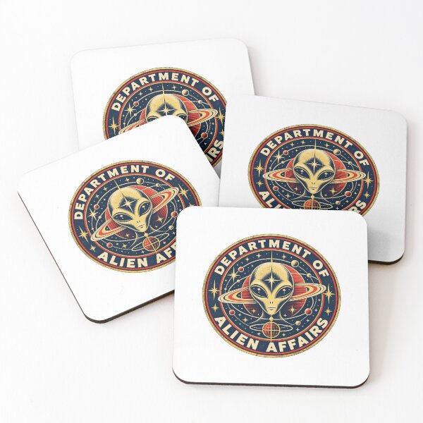 Item preview, Department of Alien Affairs Space Badge designed and sold by PICARDDIGITAL.