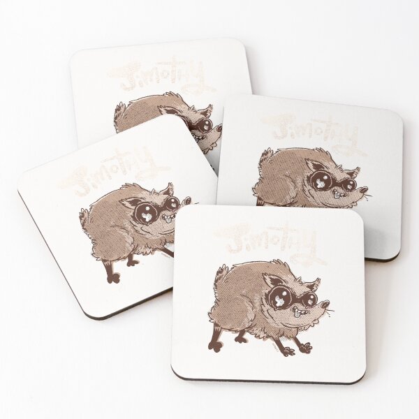 Item preview, Jimothy The Opossum Weird Creature Lowbrow Graphic Illustration designed and sold by Nate Bear.