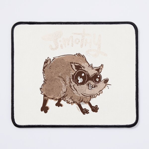 Item preview, Jimothy The Opossum Weird Creature Lowbrow Graphic Illustration designed and sold by Nate Bear.